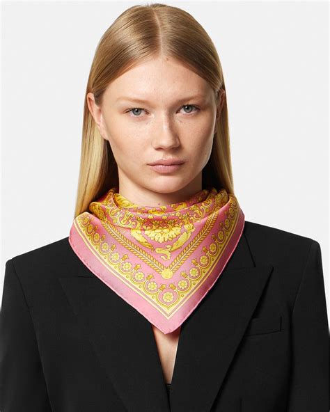 foulard cashmire versace|versace silk foulards.